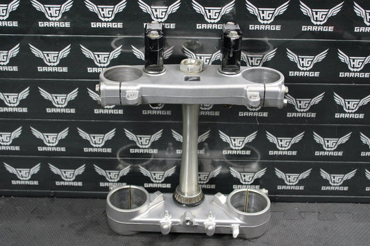 2013 HONDA CRF450R OEM FRONT FORKS LOWER UPPER TRIPLE TREE STEM CLAMP 53219 - MEN - hggarage