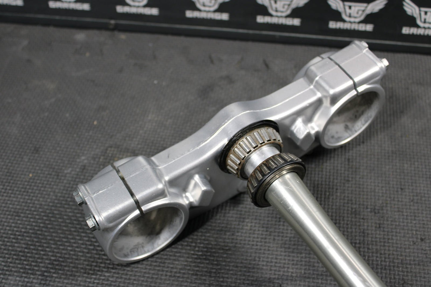 2006 HONDA CRF250R OEM FRONT FORKS LOWER UPPER TRIPLE TREE STEM CLAMP - hggarage