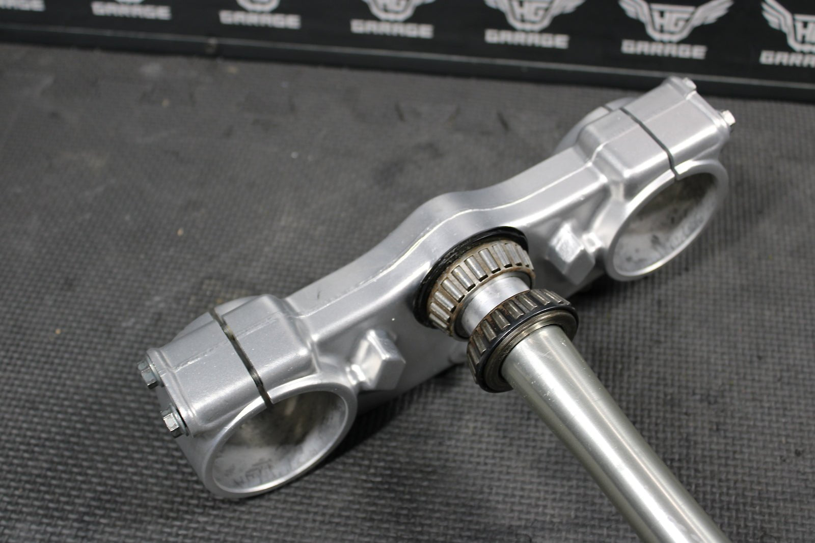 2006 HONDA CRF250R OEM FRONT FORKS LOWER UPPER TRIPLE TREE STEM CLAMP - hggarage