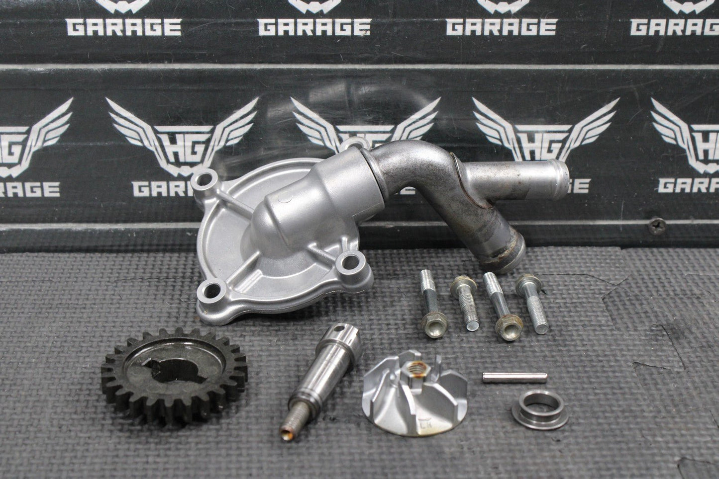 2018 HONDA 18 - 22 CRF250R CRF250RX OEM ENGINE WATER PUMP W HOUSING SHAFT IMPELLER - hggarage