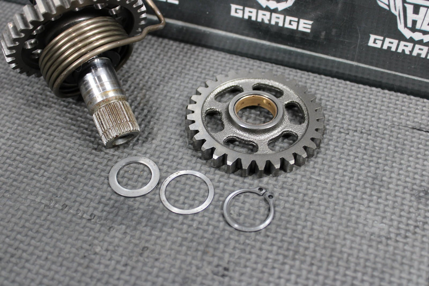 2008 YAMAHA WR450F YZ450F YZ450FX OEM KICKSTART KICK START SHAFT W IDLER GEAR - hggarage