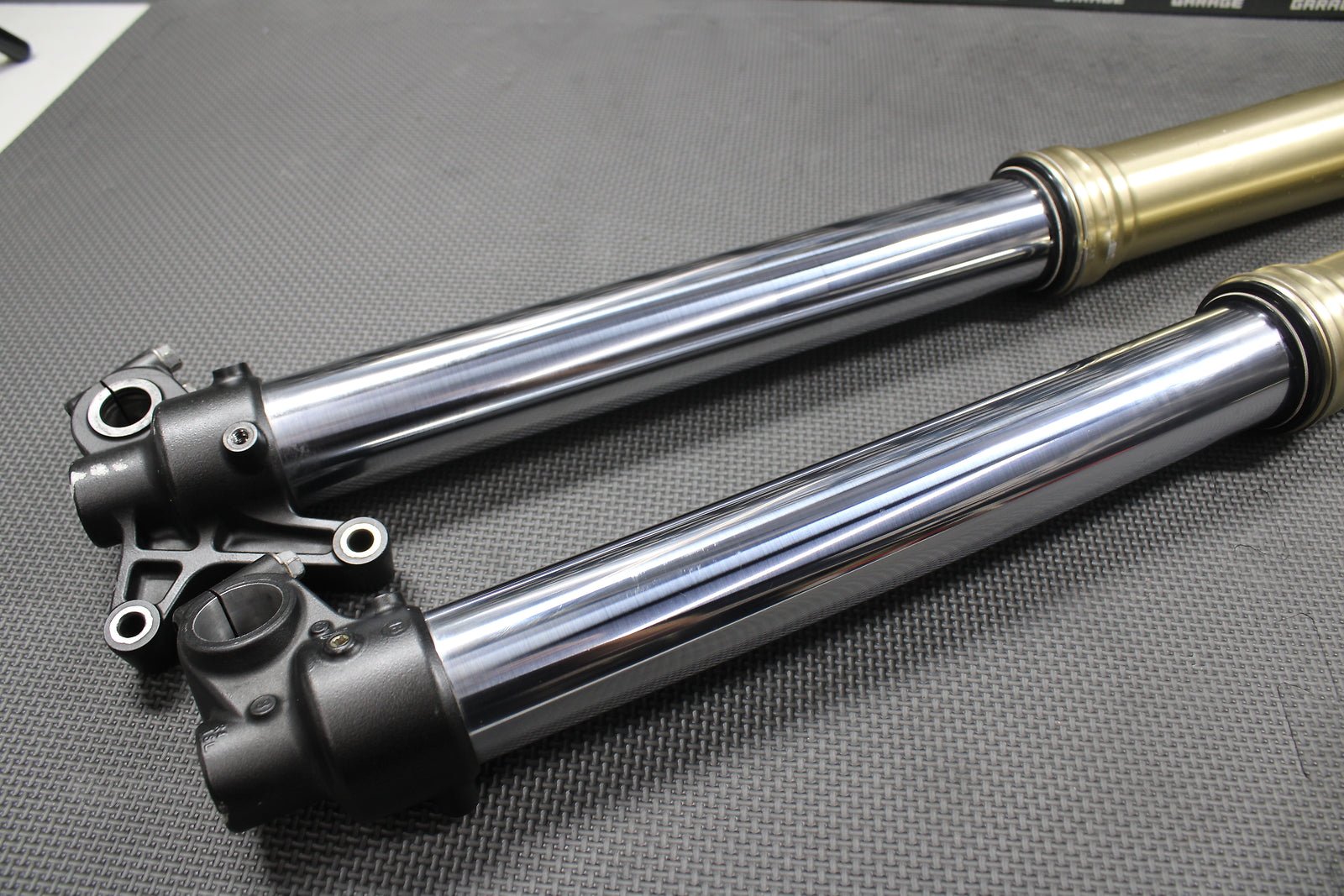2018 2019 YAMAHA YZ250FX OEM 48MM RIGHT LEFT FRONT SUSPENSION FORKS SHOCKS NICE! - hggarage