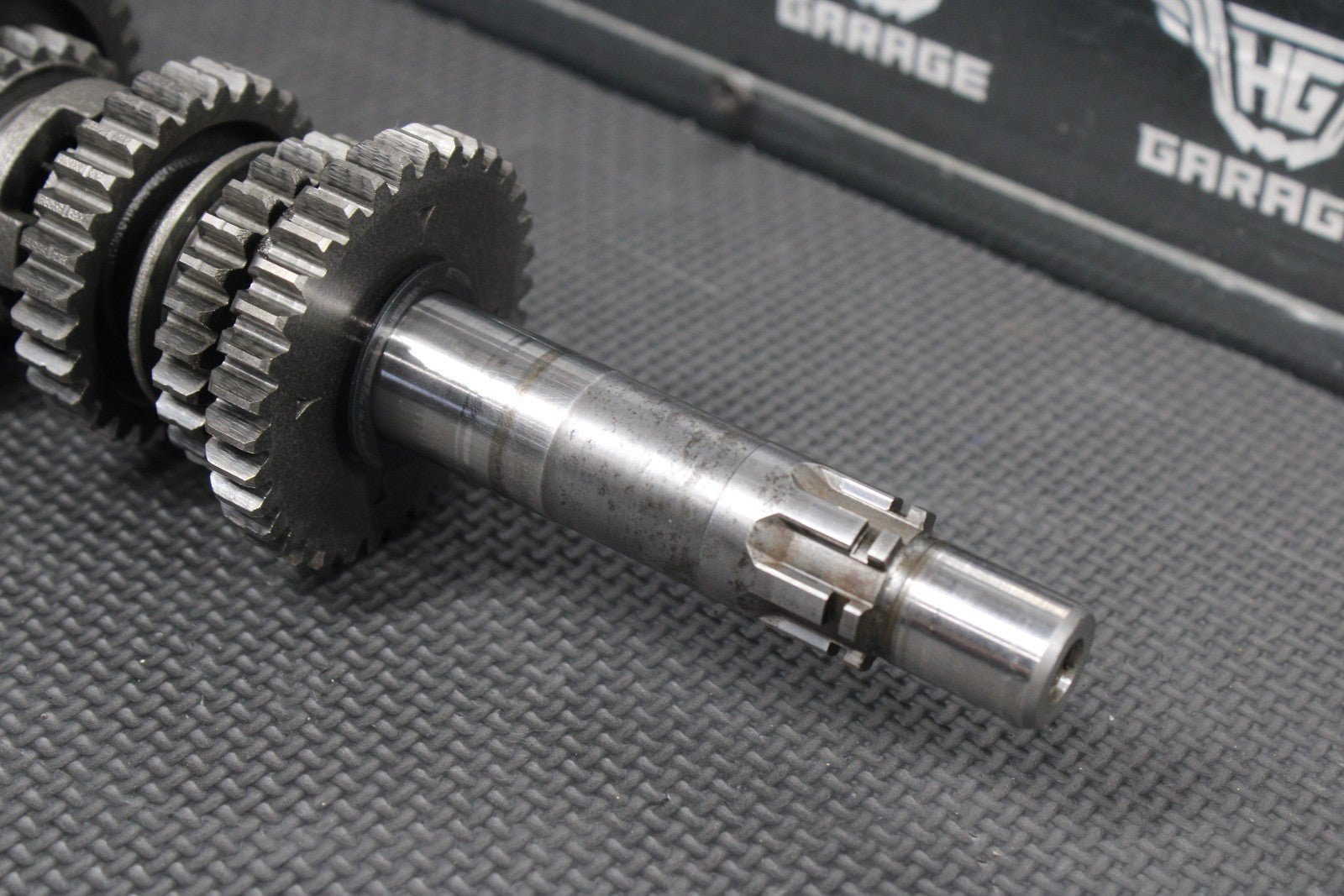 1987 YAMAHA TW200 OEM ENGINE TRANSMISSION TRANNY GEARBOX SHIFT FORKS DRUM GEARS - hggarage