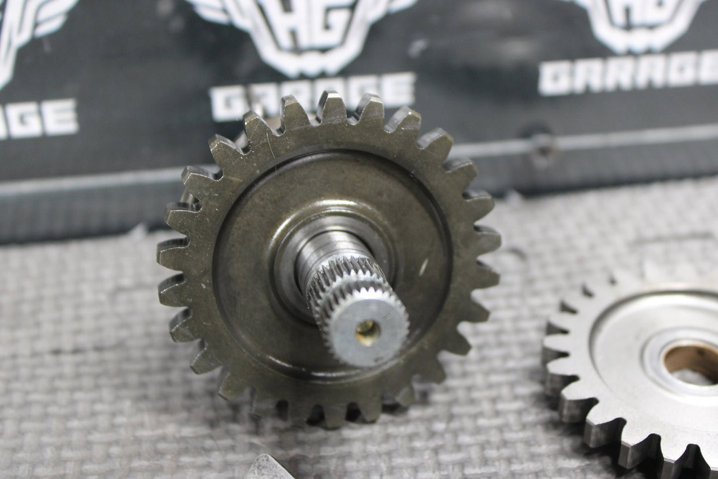 2005 Suzuki RM85 OEM Kickstart Kick Start Shaft W Idler Gear Starter 26211 - 02B04 - hggarage