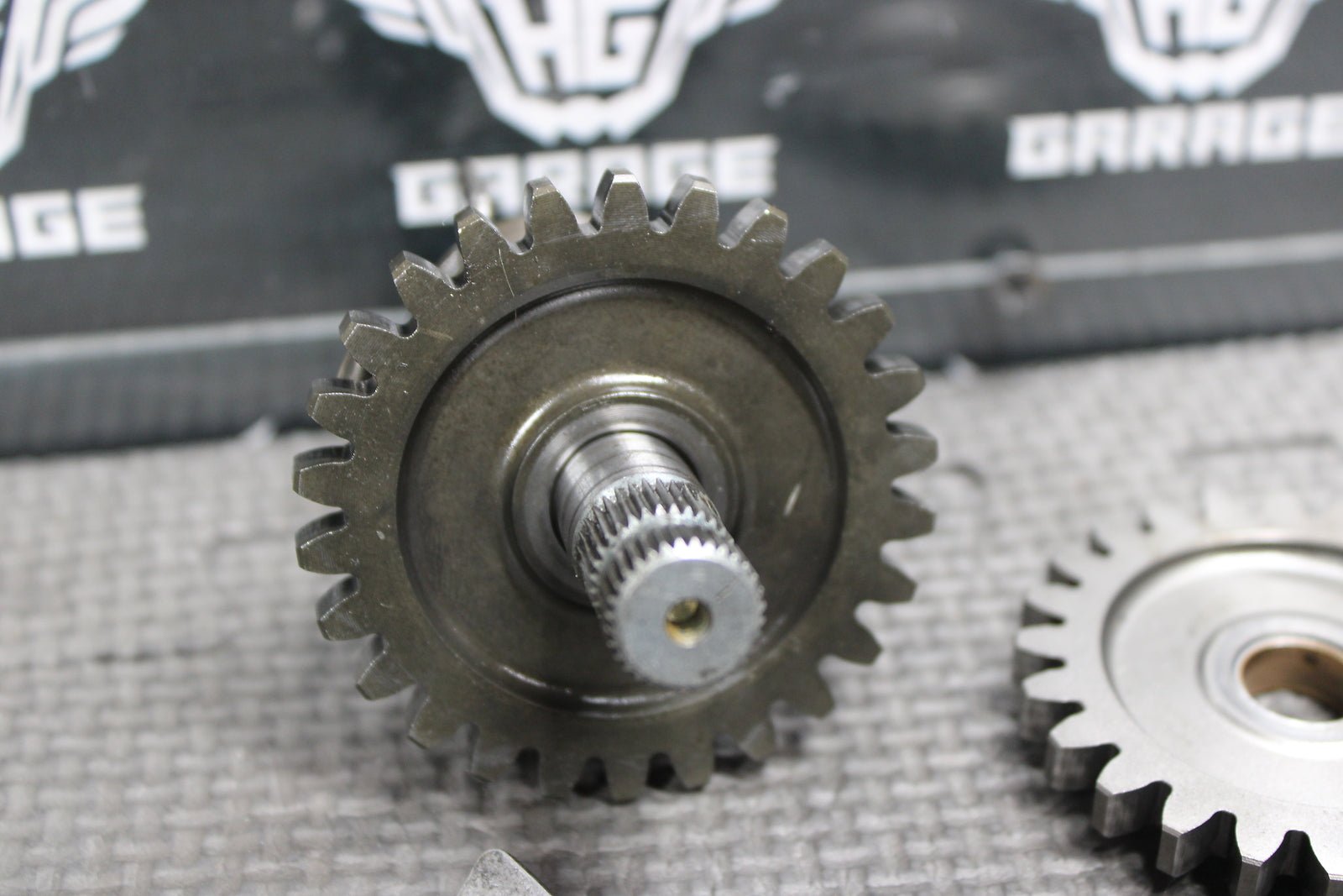 2005 Suzuki RM85 OEM Kickstart Kick Start Shaft W Idler Gear Starter 26211 - 02B04 - hggarage