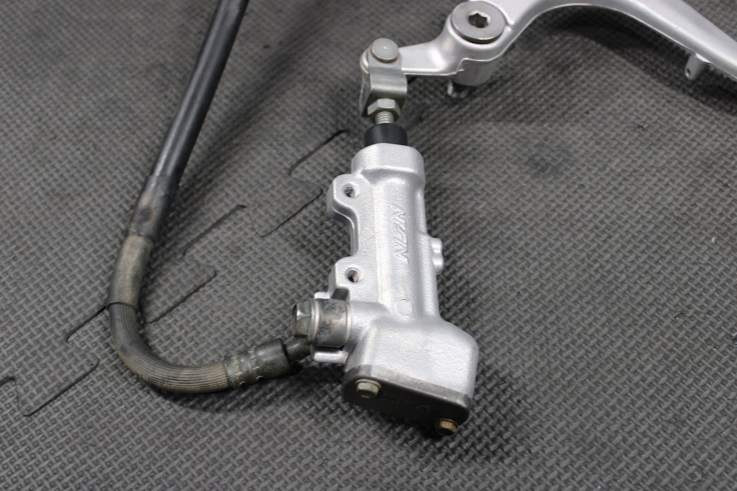 2008 Kawasaki KX250F OEM Nissin Rear Back Brake Caliper Master Cylinder Lever - hggarage