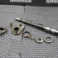 2000 2001 HONDA CR125R OEM EXHAUST POWERVALVE FLAP VALVE SET SHAFT 06140 - KZ4 - A90 - hggarage