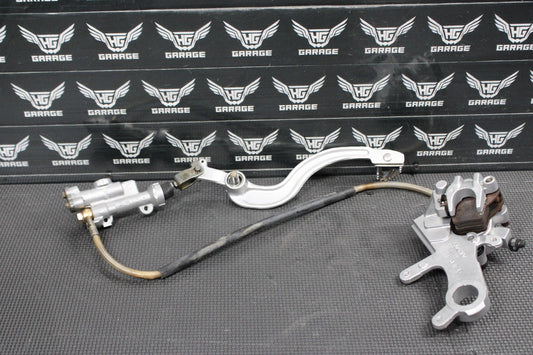 2007 05 - 07 HONDA CRF450R OEM NISSIN REAR BACK BRAKE CALIPER MASTER CYLINDER NICE - hggarage