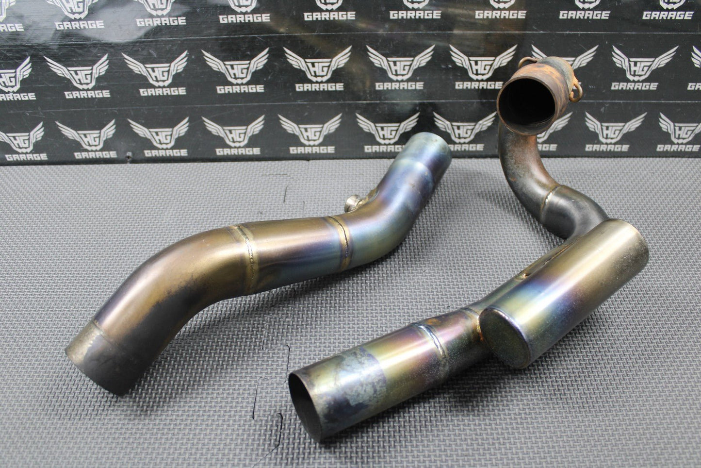2010 KTM 08 - 10 250 XCF SXF DRD TITANIUM MUFFLER EXHAUST SILENCER SPARK ARRESTOR - hggarage
