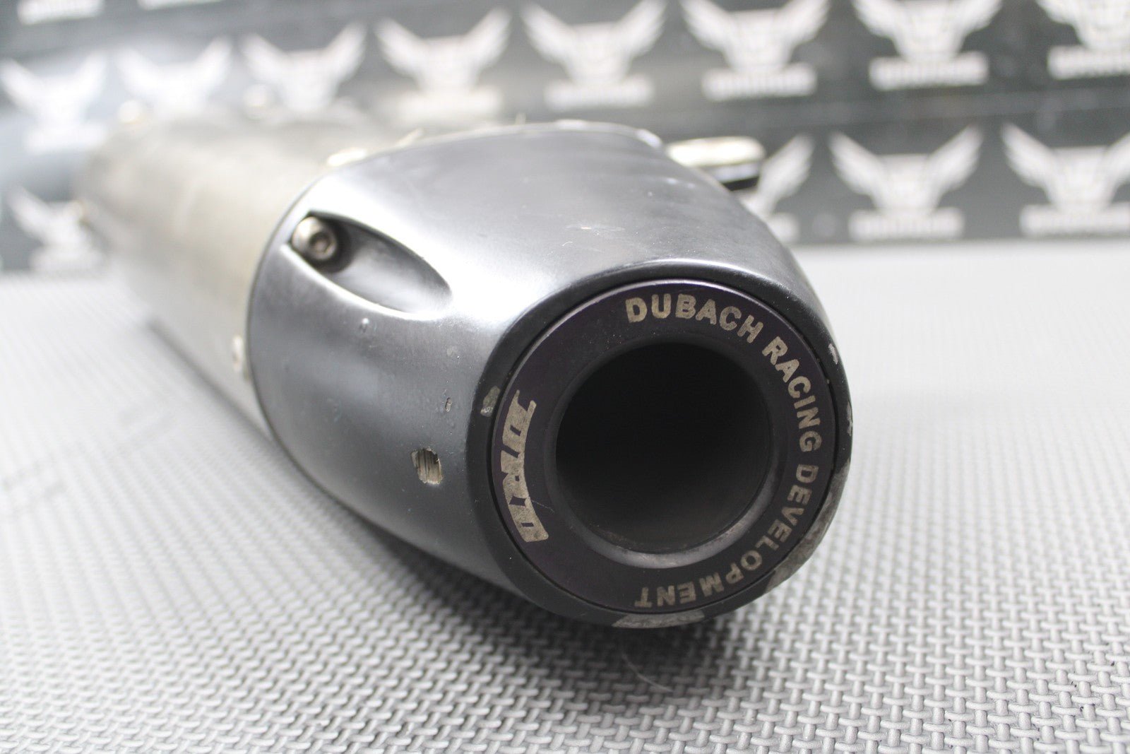 2010 KTM 08 - 10 250 XCF SXF DRD TITANIUM MUFFLER EXHAUST SILENCER SPARK ARRESTOR - hggarage