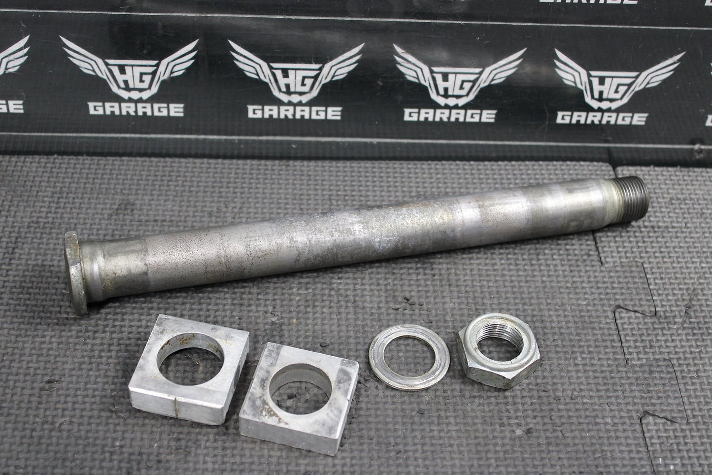 2003 Honda CRF450R OEM Rear Axle Back Wheel Rim Pivot Bolt Axel 42301 - KZ4 - J40 - hggarage