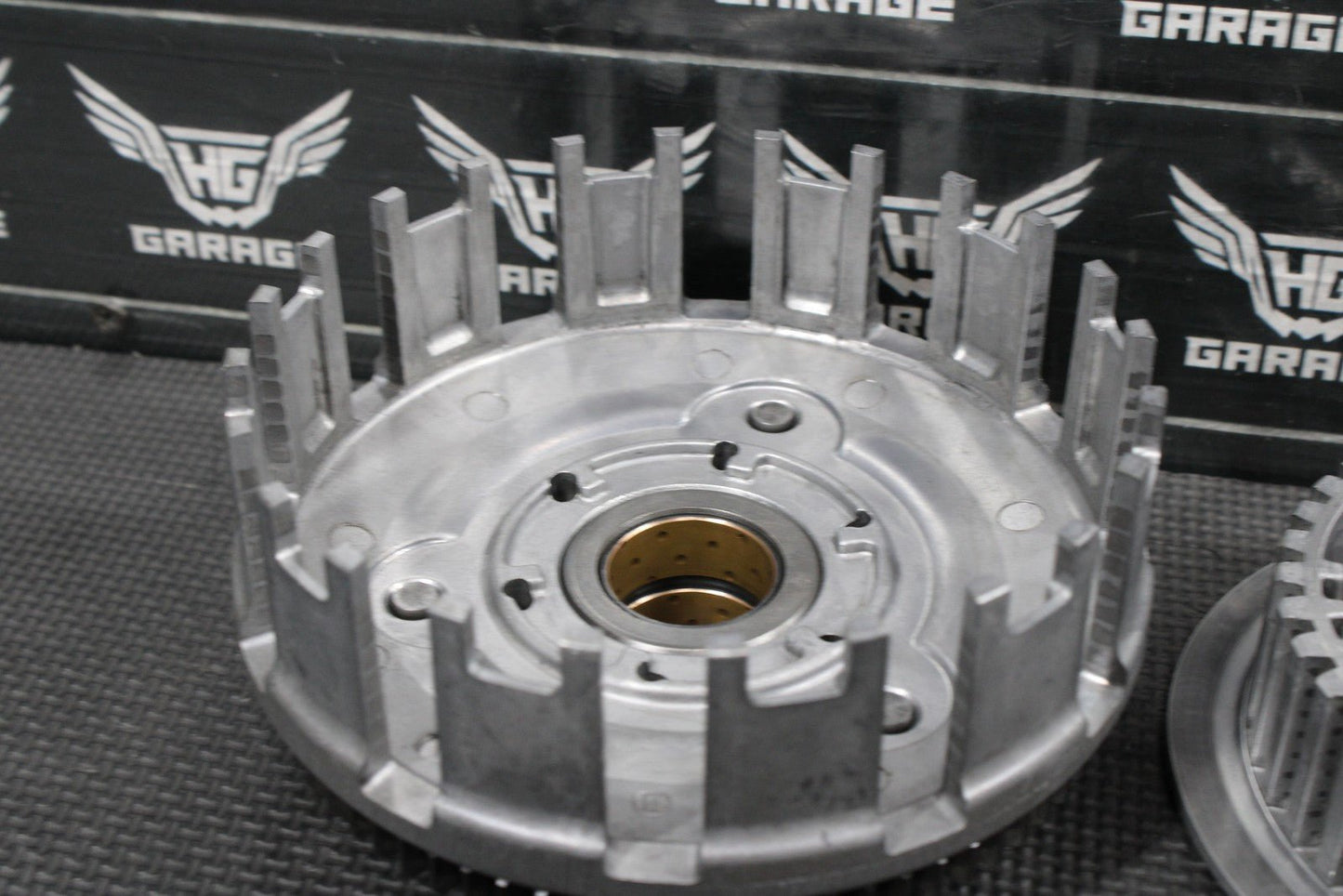 2000 SUZUKI DRZ400 DRZ400E OEM COMPLETE CLUTCH W PLATES BASKET HUB GOOD! - hggarage