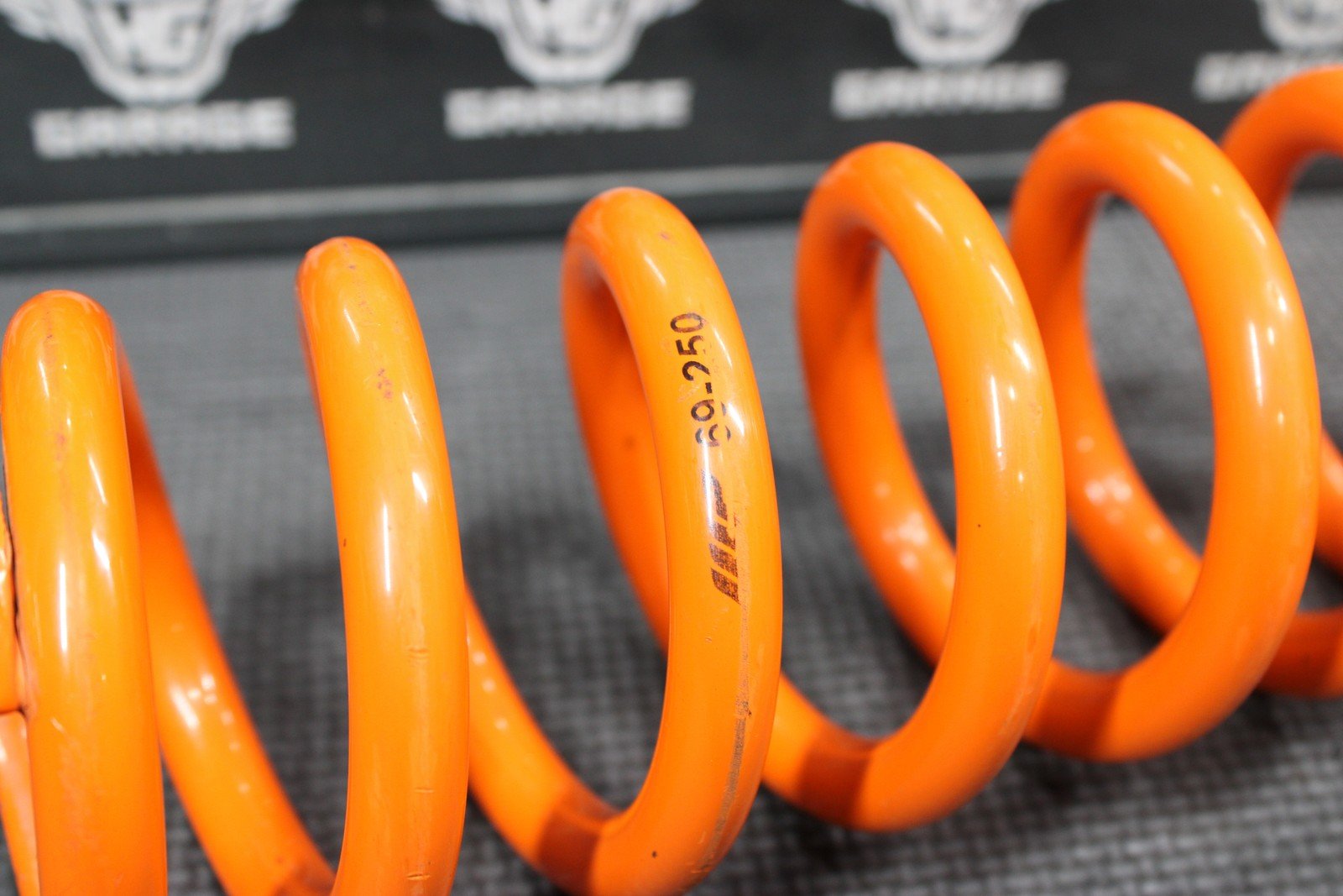 2012 KTM 250 300 XCW OEM REAR BACK SHOCK SPRING ABSORBER SUSPENSION ORANGE - hggarage
