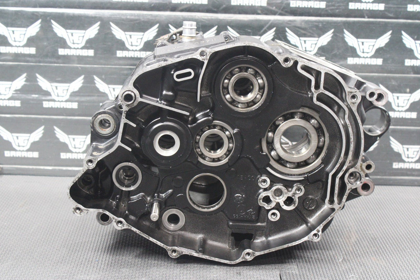 1987 YAMAHA TW200 OEM LEFT RIGHT ENGINE MOTOR CRANKCASE CRANK BLOCK SET GOOD! - hggarage