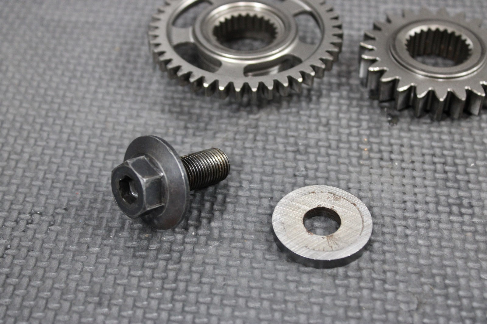 2007 02 - 08 HONDA CRF450R OEM ENGINE MOTOR CRANKSHAFT PRIMARY GEAR DRIVE GEARS - hggarage