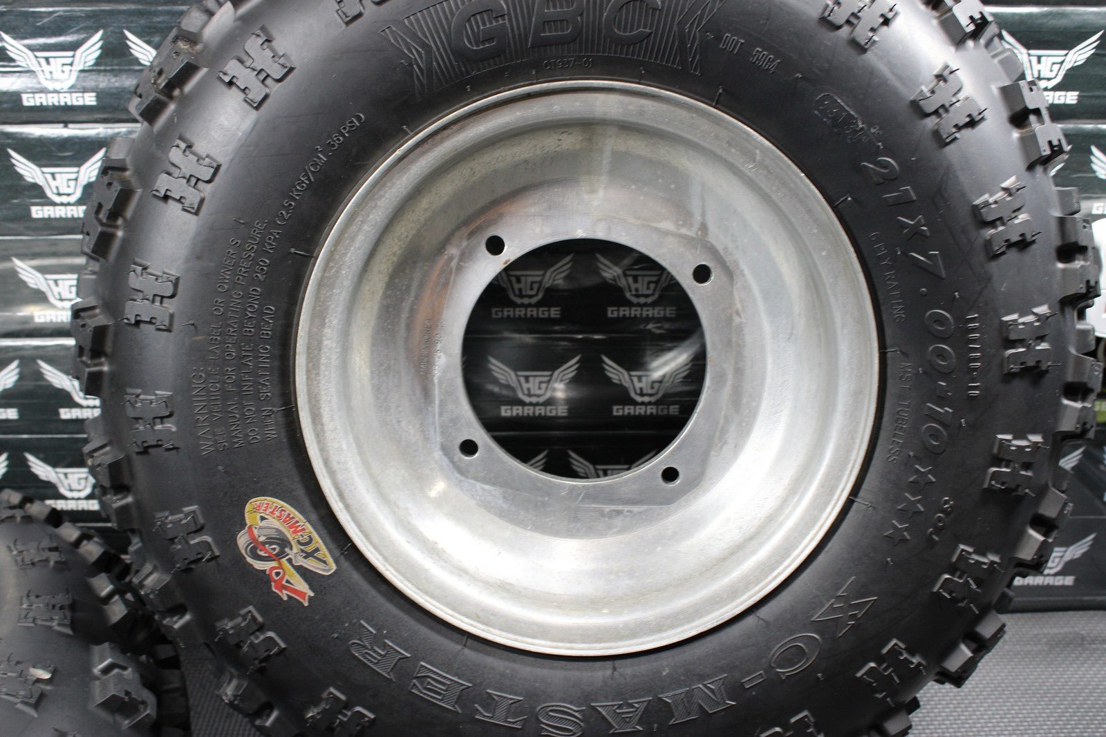 1991 YAMAHA 91 - 93 BANSHEE 350 ITP FRONT REAR WHEELS RIMS W TIRES SET COMPLETE - hggarage