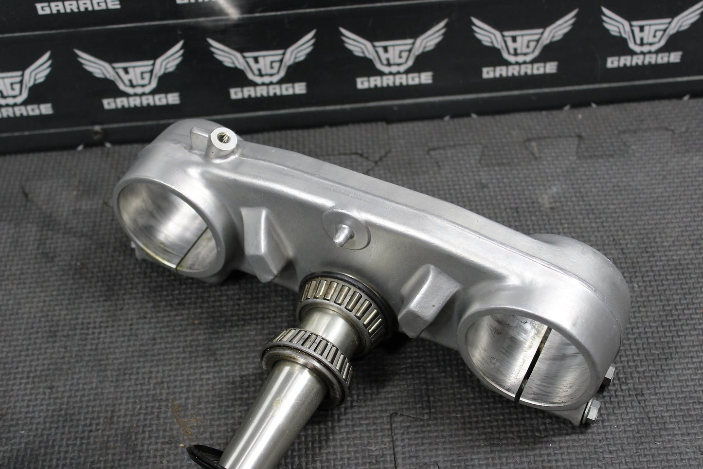 2002 HONDA CRF450R OEM FRONT FORKS LOWER UPPER TRIPLE TREE STEM - hggarage