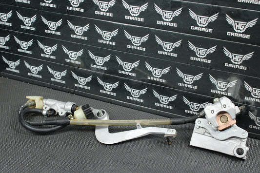 1999 KAWASAKI 98 - 00 KX100 BIGWHEEL OEM REAR BACK BRAKE CALIPER MASTER CYLINDER - hggarage