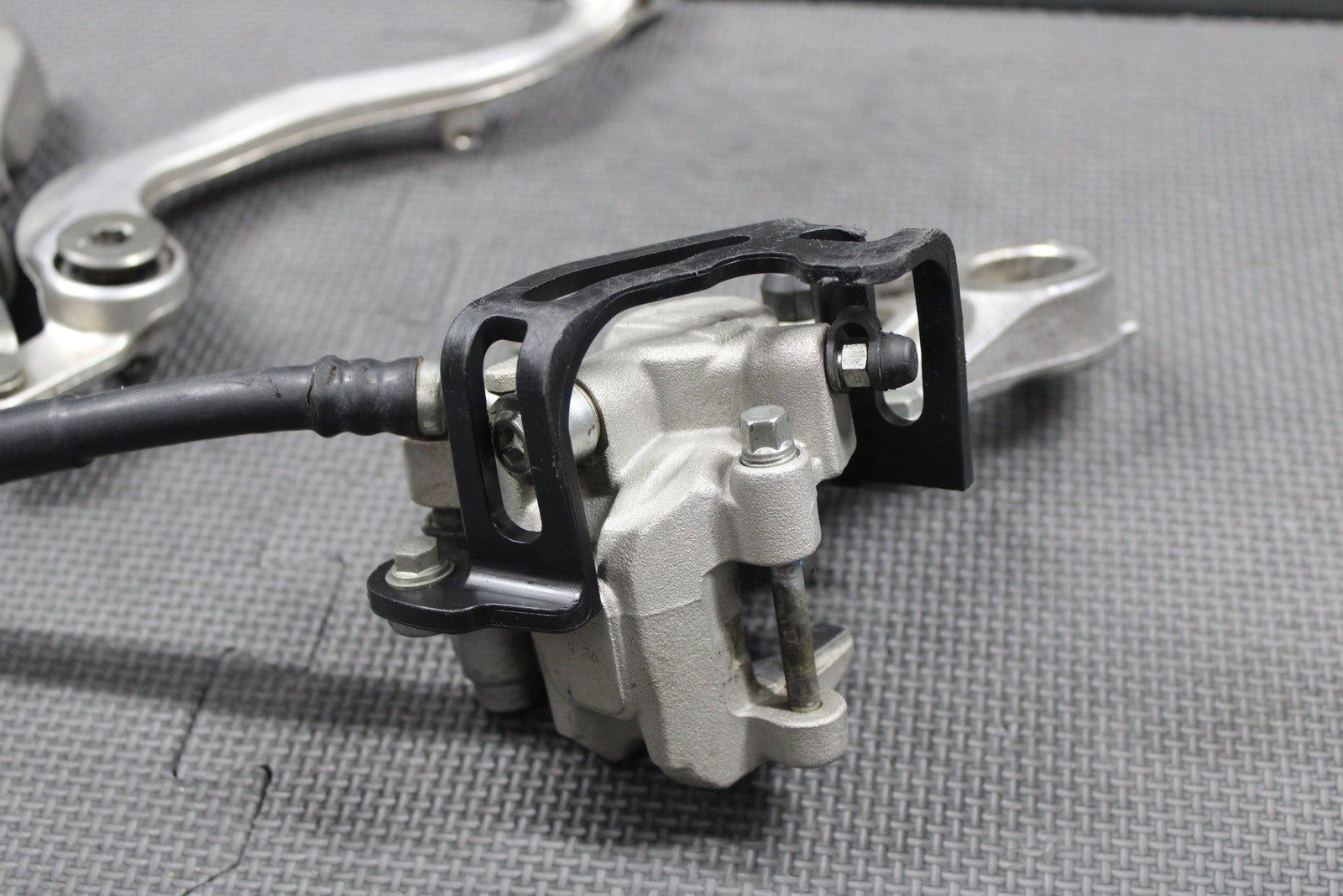 2020 SUZUKI RMZ250 OEM NISSIN REAR BACK BRAKE CALIPER MASTER CYLINDER LEVER GOOD - hggarage