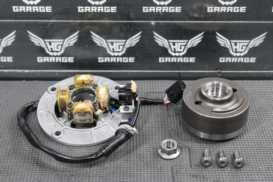 2006 06 - 09 YAMAHA YZ250F STATOR MAGNETO ROTOR FLYWHEEL 17D - 85550 - 10 - 00 GOOD! - hggarage