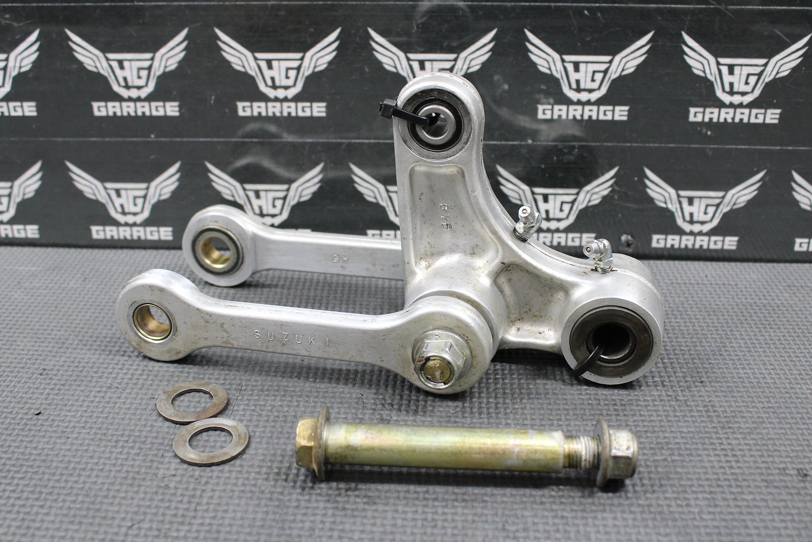 2000 SUZUKI 00 - 07 DRZ400 DRZ400E OEM REAR SHOCK LINKAGE LEVER ROD 62600 - 29821 - hggarage