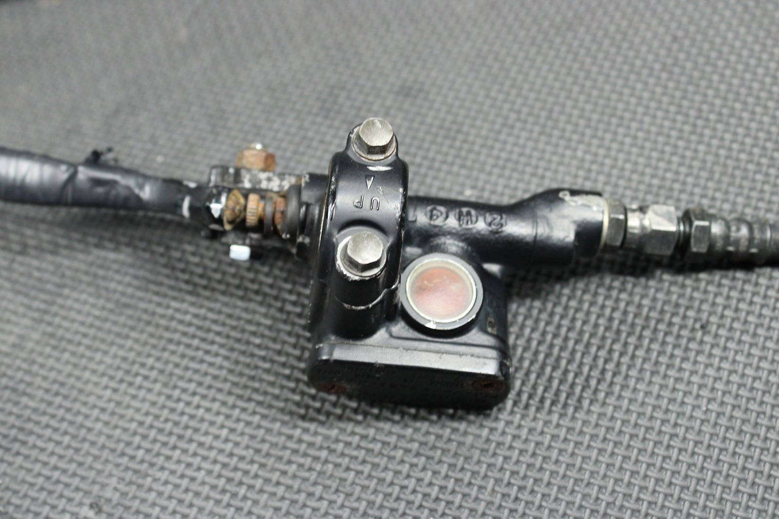 1993 Honda CR80R OEM Front Brake Caliper Master Cylinder 45100 - GS2 - 601 - hggarage