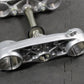 2002 HONDA CRF450R OEM FRONT FORKS LOWER UPPER TRIPLE TREE STEM NICE! - hggarage