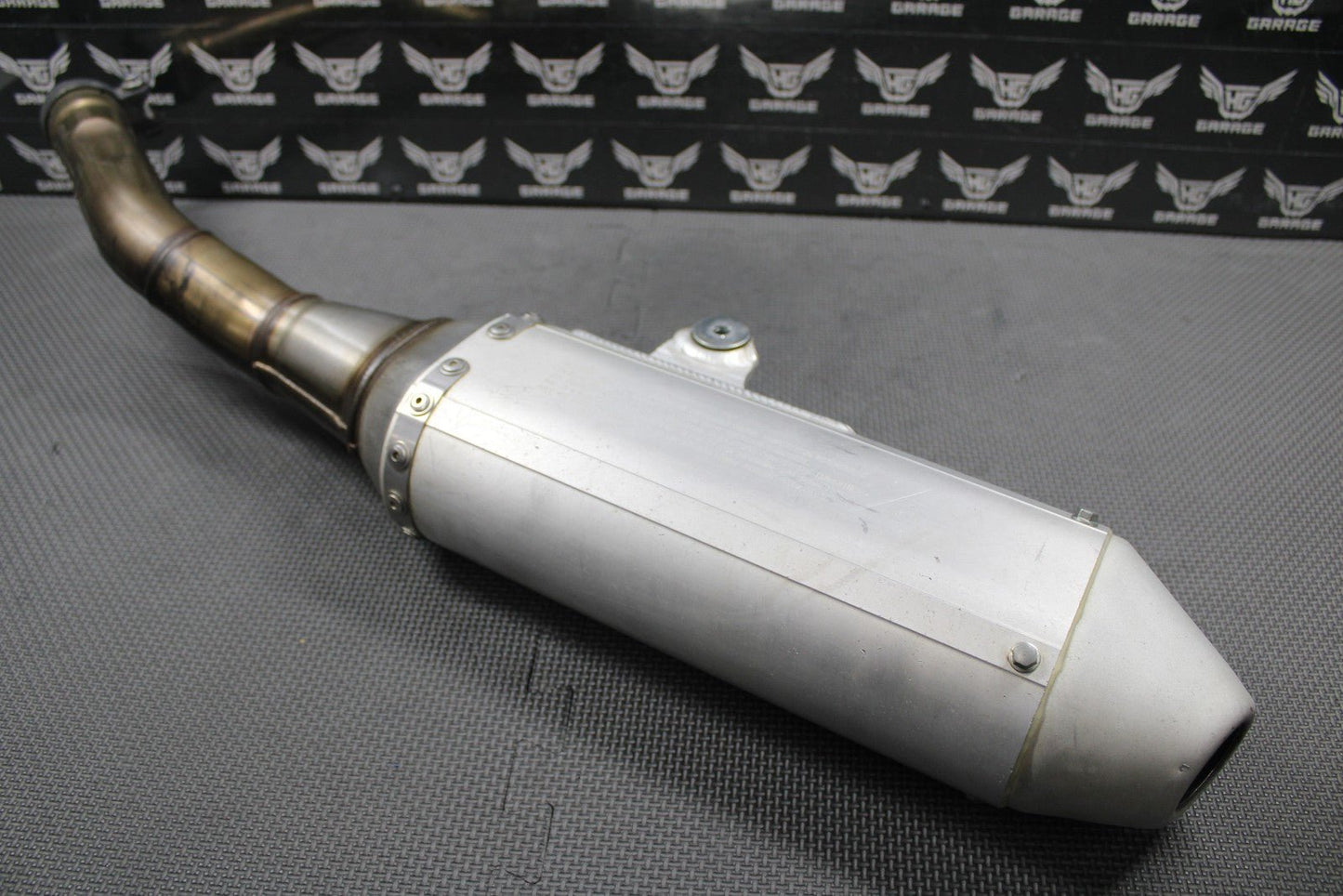 2019 SUZUKI 19 - 25 RMZ250 OEM MUFFLER EXHAUST SILENCER SLIP ON PIPE 14310 - 46K10 - hggarage