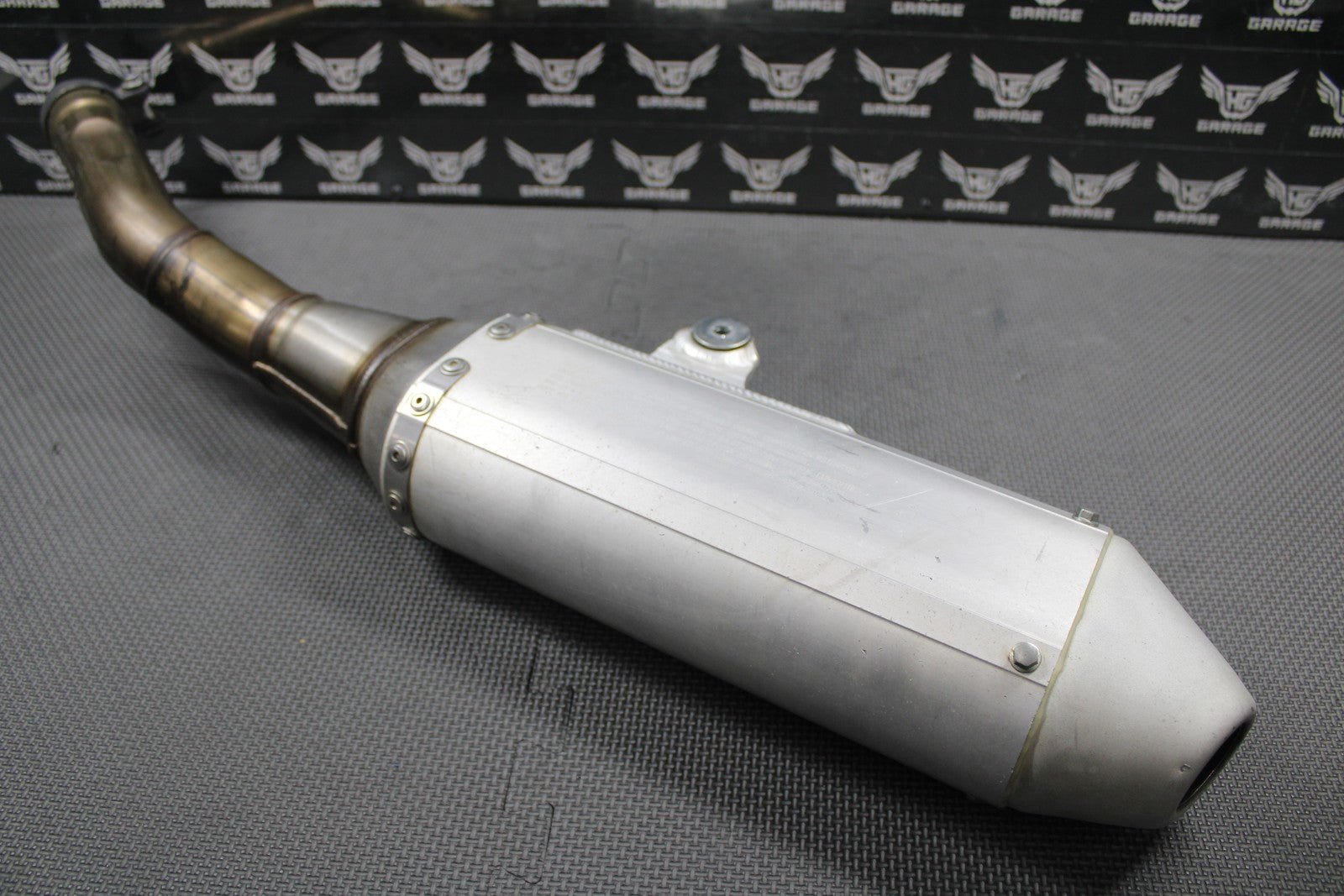 2019 SUZUKI 19 - 25 RMZ250 OEM MUFFLER EXHAUST SILENCER SLIP ON PIPE 14310 - 46K10 - hggarage