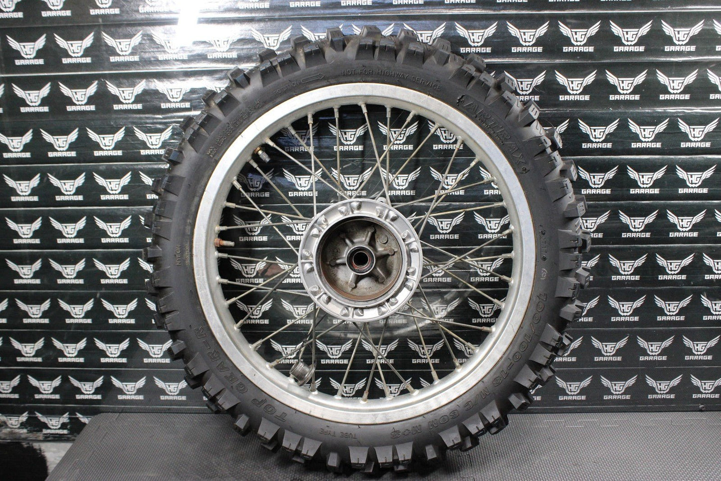 1986 KAWASAKI KDX200 OEM D.I.D 18" REAR BACK WHEEL RIM HUB READ DESC! - hggarage