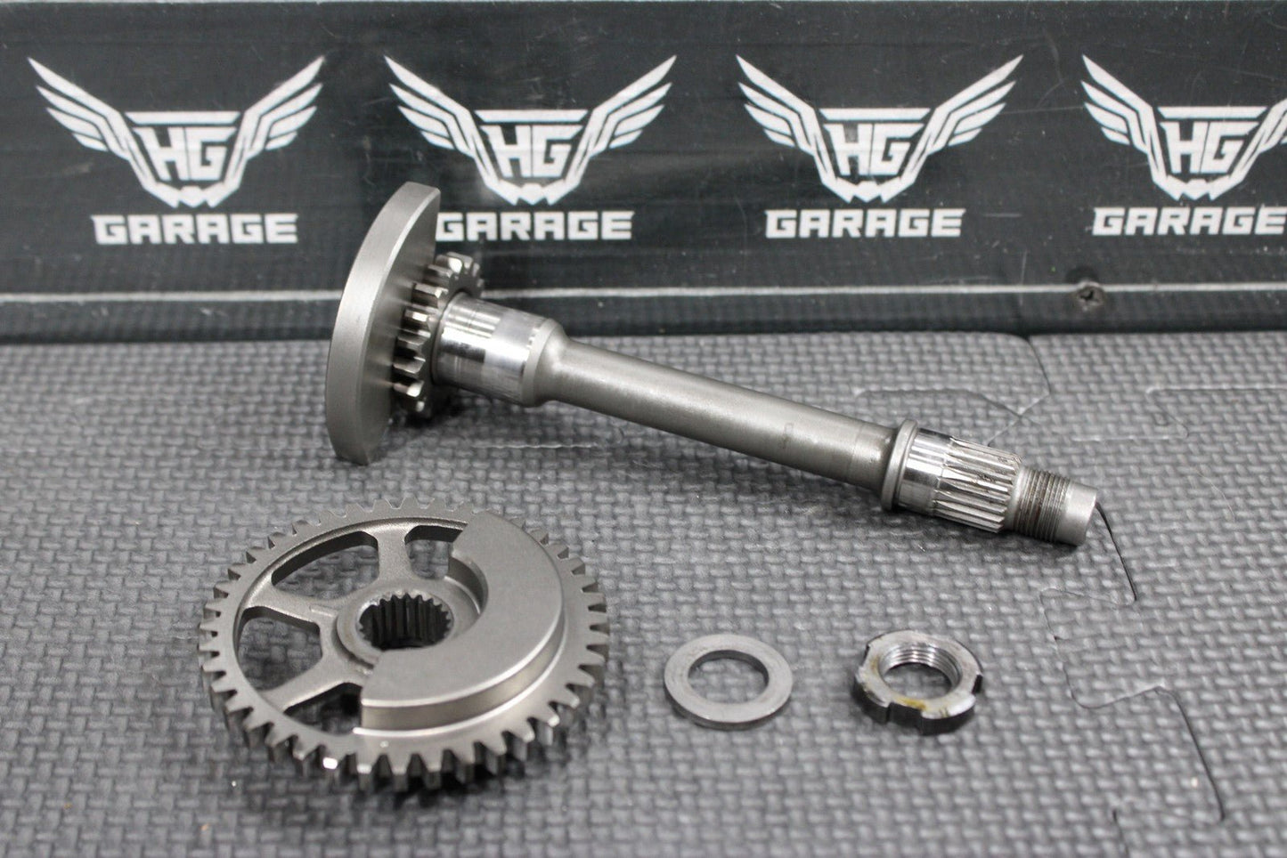 2007 06 - 08 HONDA CRF450R OEM COUNTER BALANCER CRANKSHAFT BALANCER SHAFT GEARS - hggarage