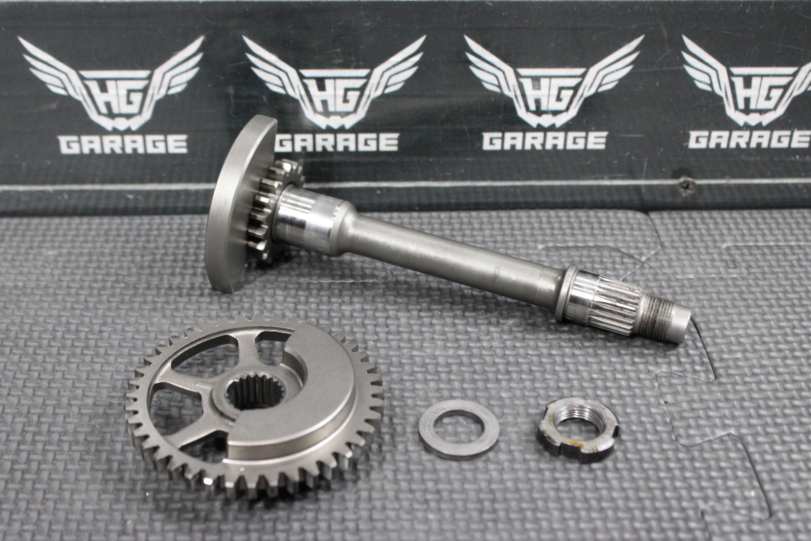 2007 06 - 08 HONDA CRF450R OEM COUNTER BALANCER CRANKSHAFT BALANCER SHAFT GEARS - hggarage