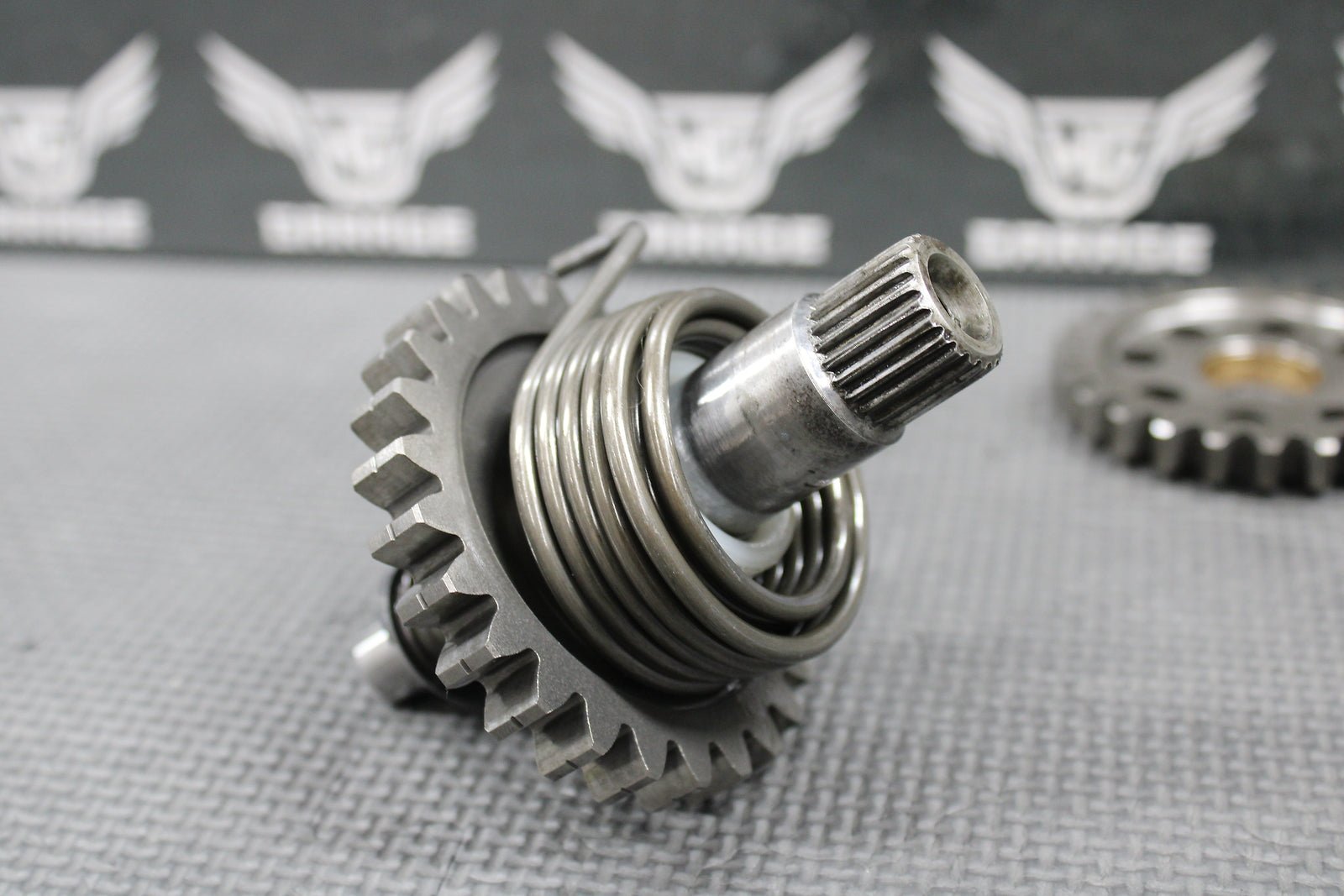2002 02 - 07 KAWASAKI KX250 OEM KICKSTART KICK START SHAFT W IDLER GEAR 13066 - 1107 - hggarage