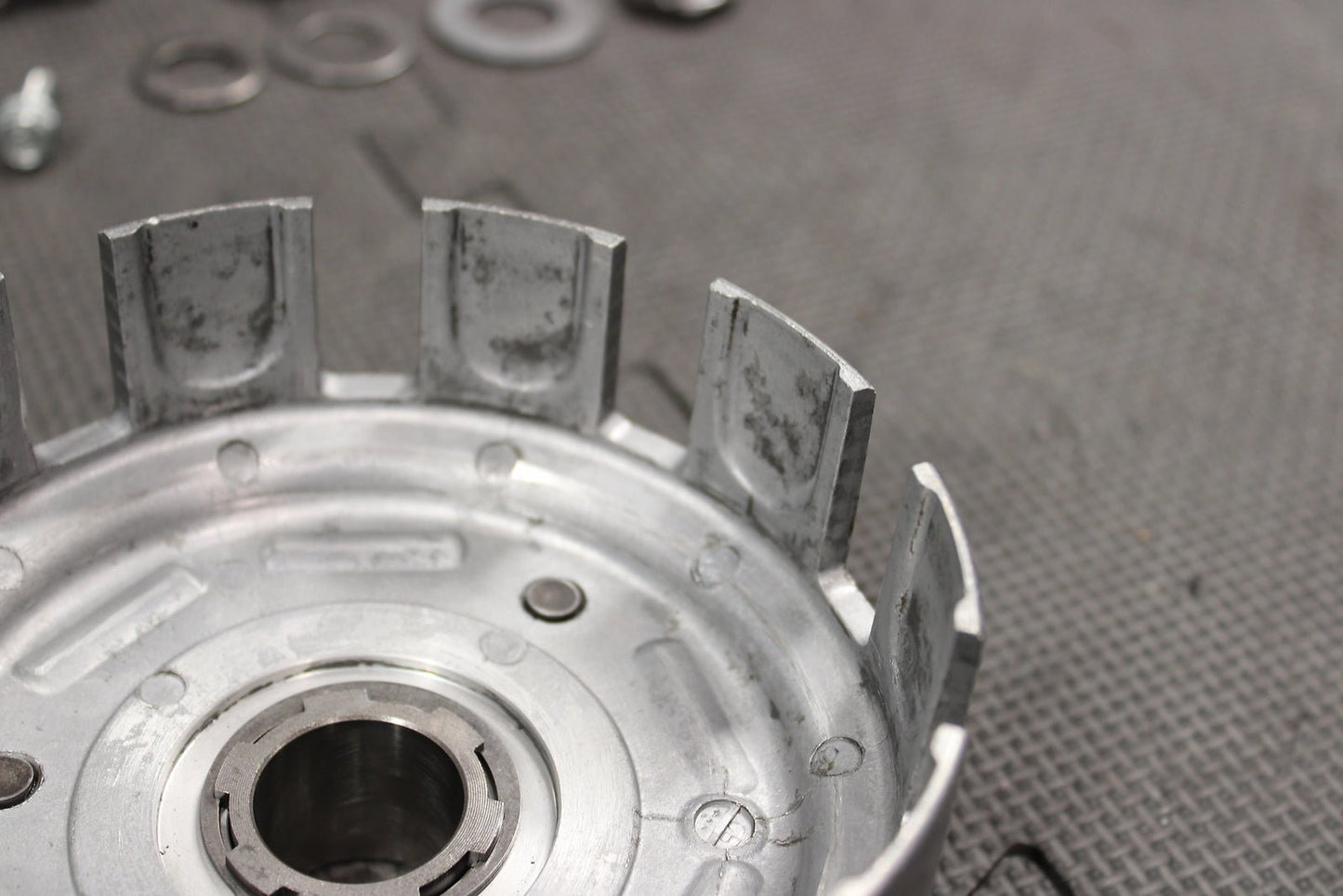 2001 Honda XR250R OEM Complete Clutch W Plates Basket Hub 22100 - Kcz - 000 Nice! - hggarage