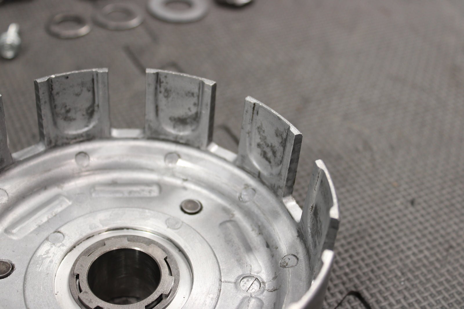 2001 Honda XR250R OEM Complete Clutch W Plates Basket Hub 22100 - Kcz - 000 Nice! - hggarage