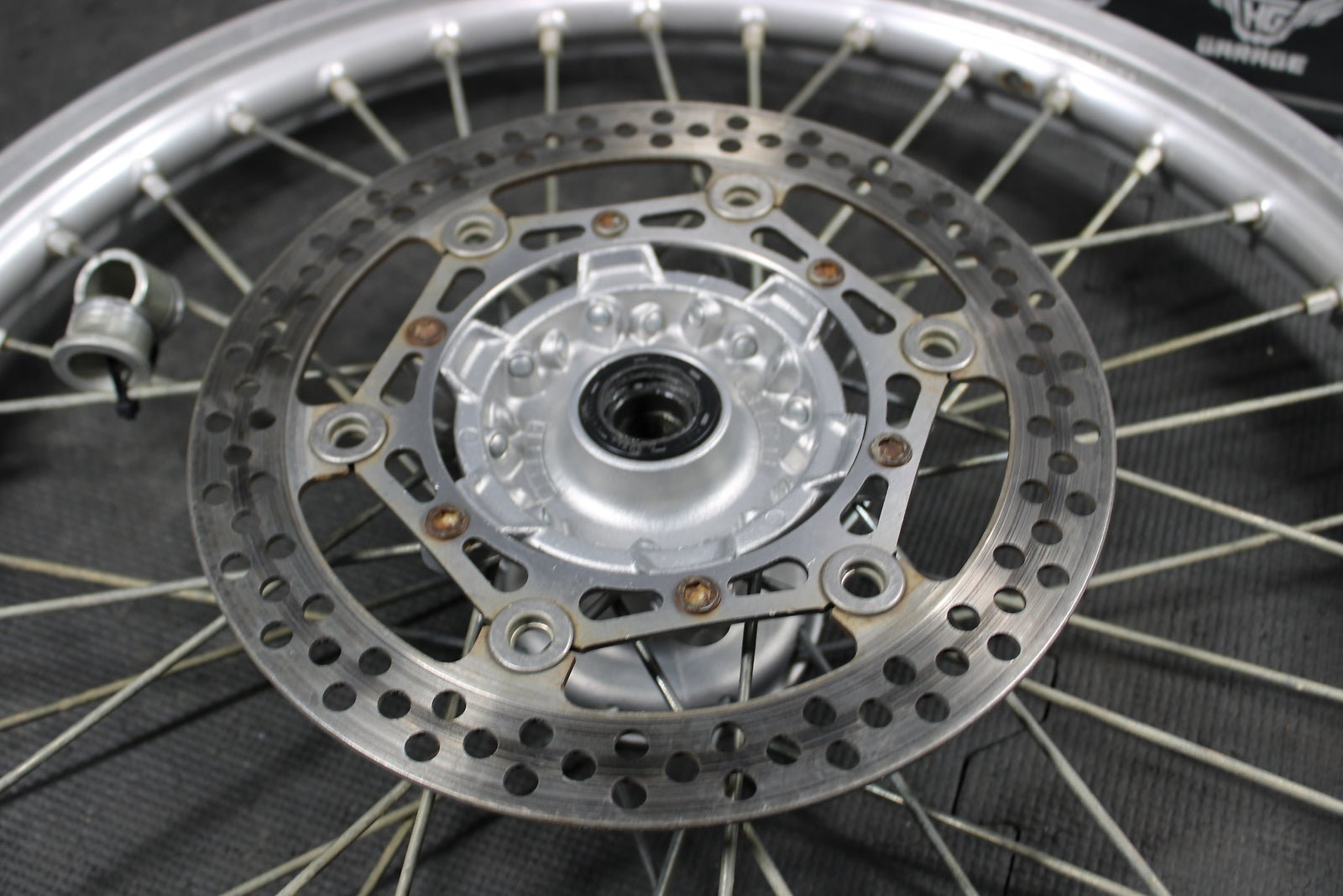 2006 YAMAHA YZ250F OEM EXCEL FRONT WHEEL RIM HUB ASSEMBLY 5NY - 25111 - 00 - 00 - hggarage