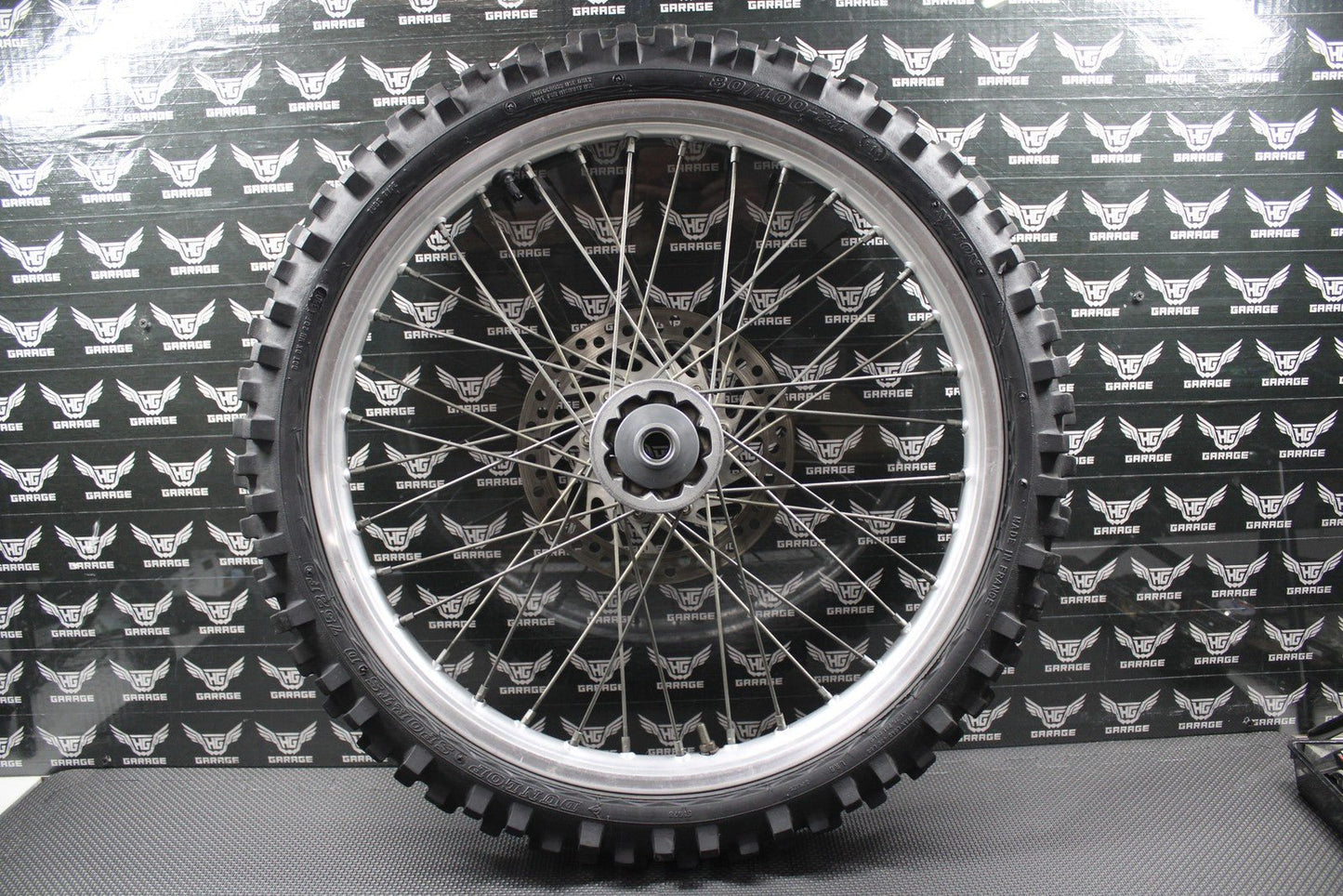 2001 HONDA 95 - 01 CR500R OEM ORIGINAL FRONT WHEEL RIM HUB ROTOR 44650 - MAC - 680 - hggarage