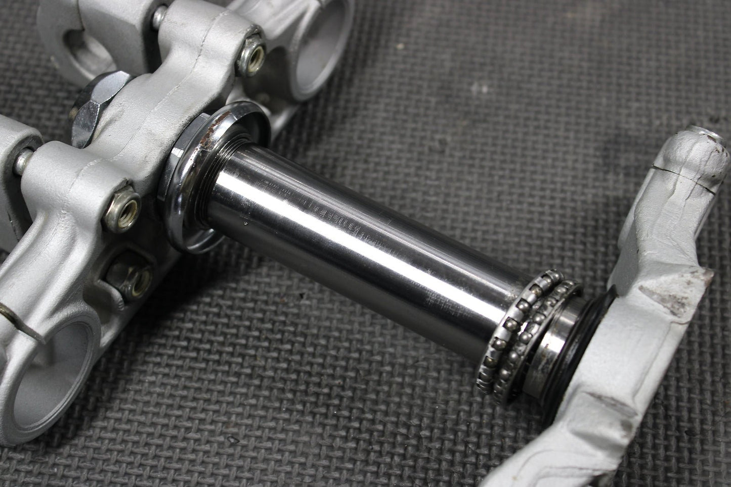 2000 KTM 50SX Junior OEM Front Forks Lower Upper Triple Tree Stem Clamp 45001032 - hggarage