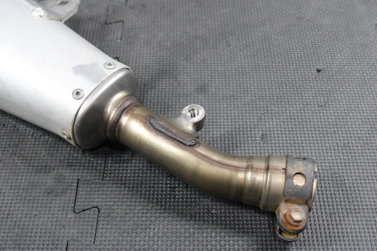 2019 HONDA CRF450R CRF450RX OEM RIGHT SIDE MUFFLER EXHAUST SILENCER SLIP ON PIPE - hggarage