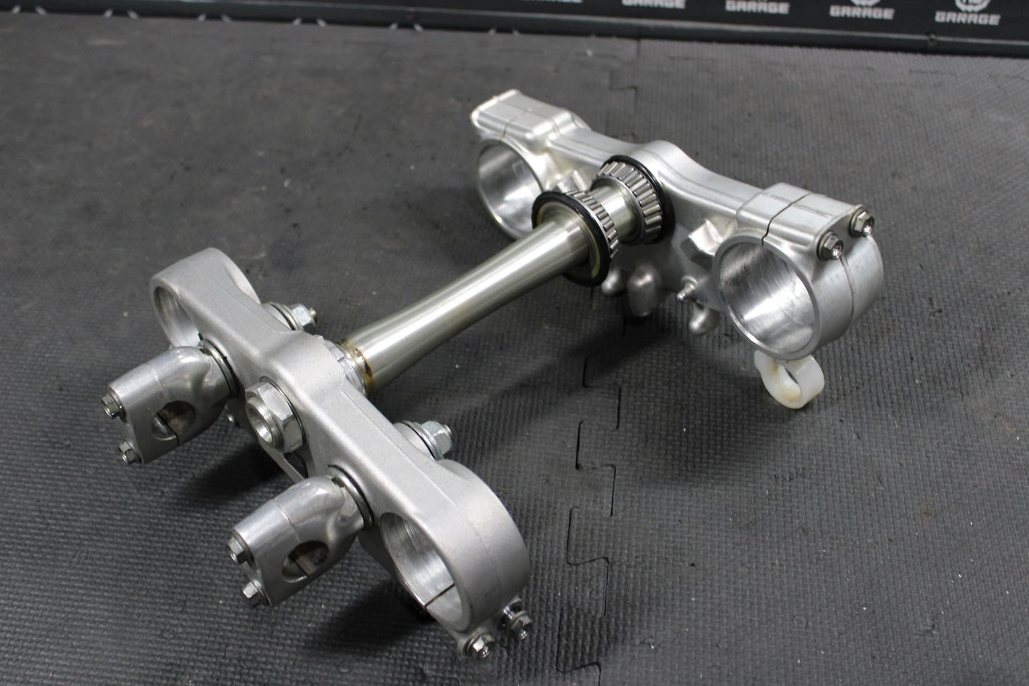 2013 HONDA CRF450R OEM FRONT FORKS LOWER UPPER TRIPLE TREE STEM CLAMP NICE! - hggarage