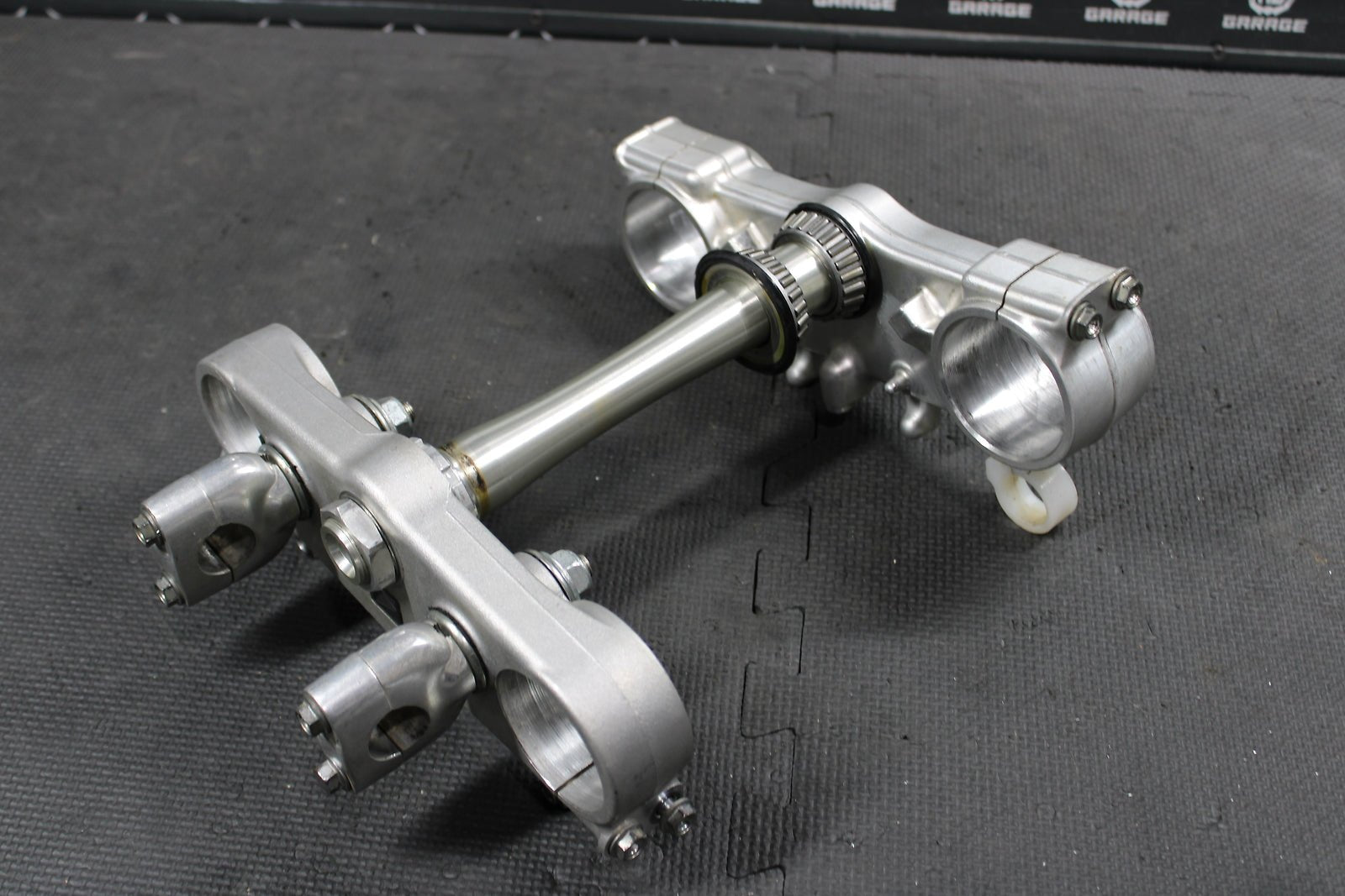 2013 HONDA CRF450R OEM FRONT FORKS LOWER UPPER TRIPLE TREE STEM CLAMP NICE! - hggarage