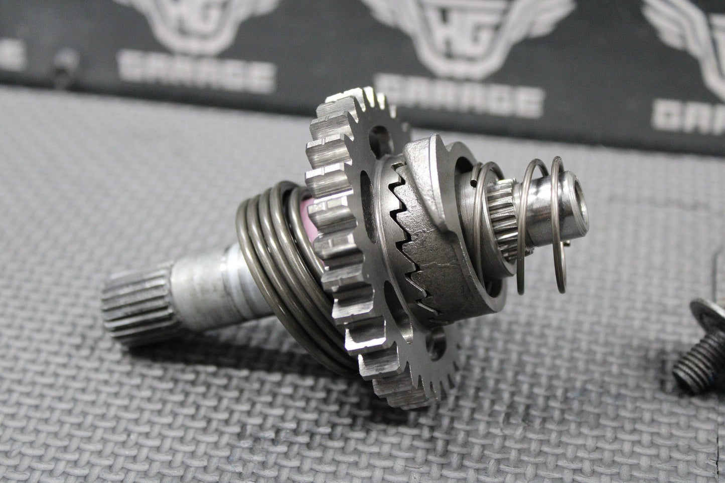 1987 1988 HONDA CR125R OEM KICKSTART KICK START SHAFT W IDLER GEAR 28210 - KS6 - 700 - hggarage