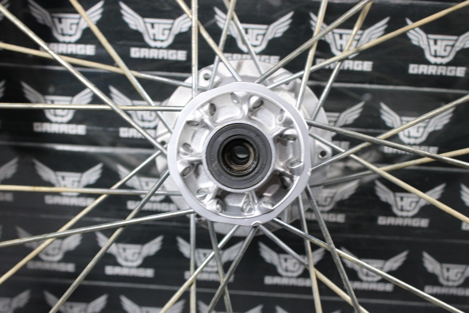 2001 98 - 04 KAWASAKI KX100 OEM 19" BIGWHEEL FRONT WHEEL RIM 41009 - 1207 41025 - 135 - hggarage