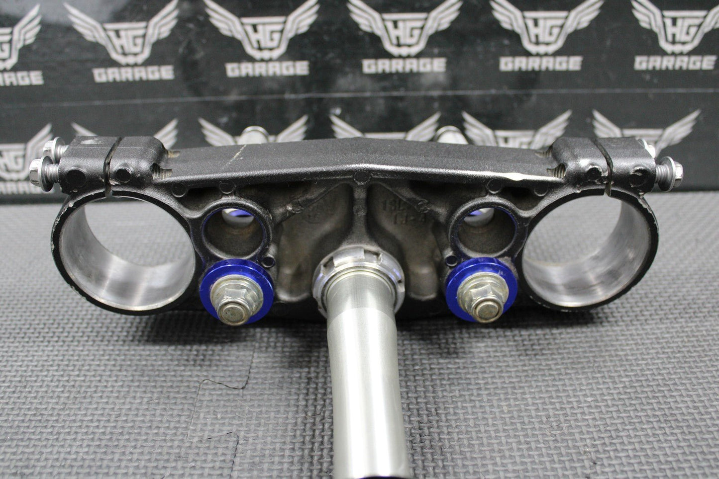2020 YAMAHA 18 - 21 YZ250FX OEM FRONT FORKS LOWER UPPER TRIPLE TREE STEM BAR CLAMP - hggarage