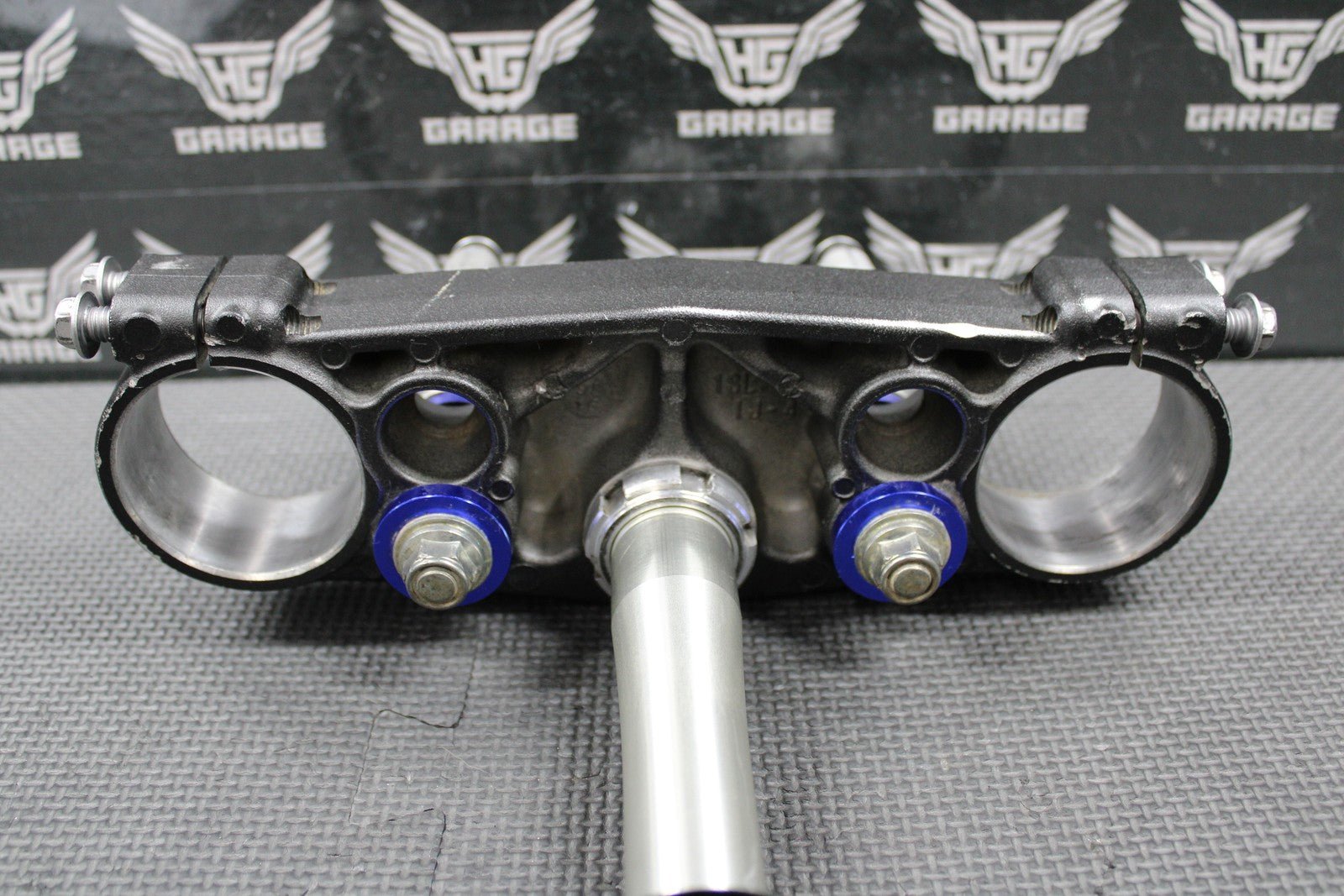 2020 YAMAHA 18 - 21 YZ250FX OEM FRONT FORKS LOWER UPPER TRIPLE TREE STEM BAR CLAMP - hggarage