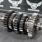 1986 KAWASAKI KDX200 OEM TRANSMISSION TRANNY GEARBOX SHIFT FORKS DRUM GEARS - hggarage