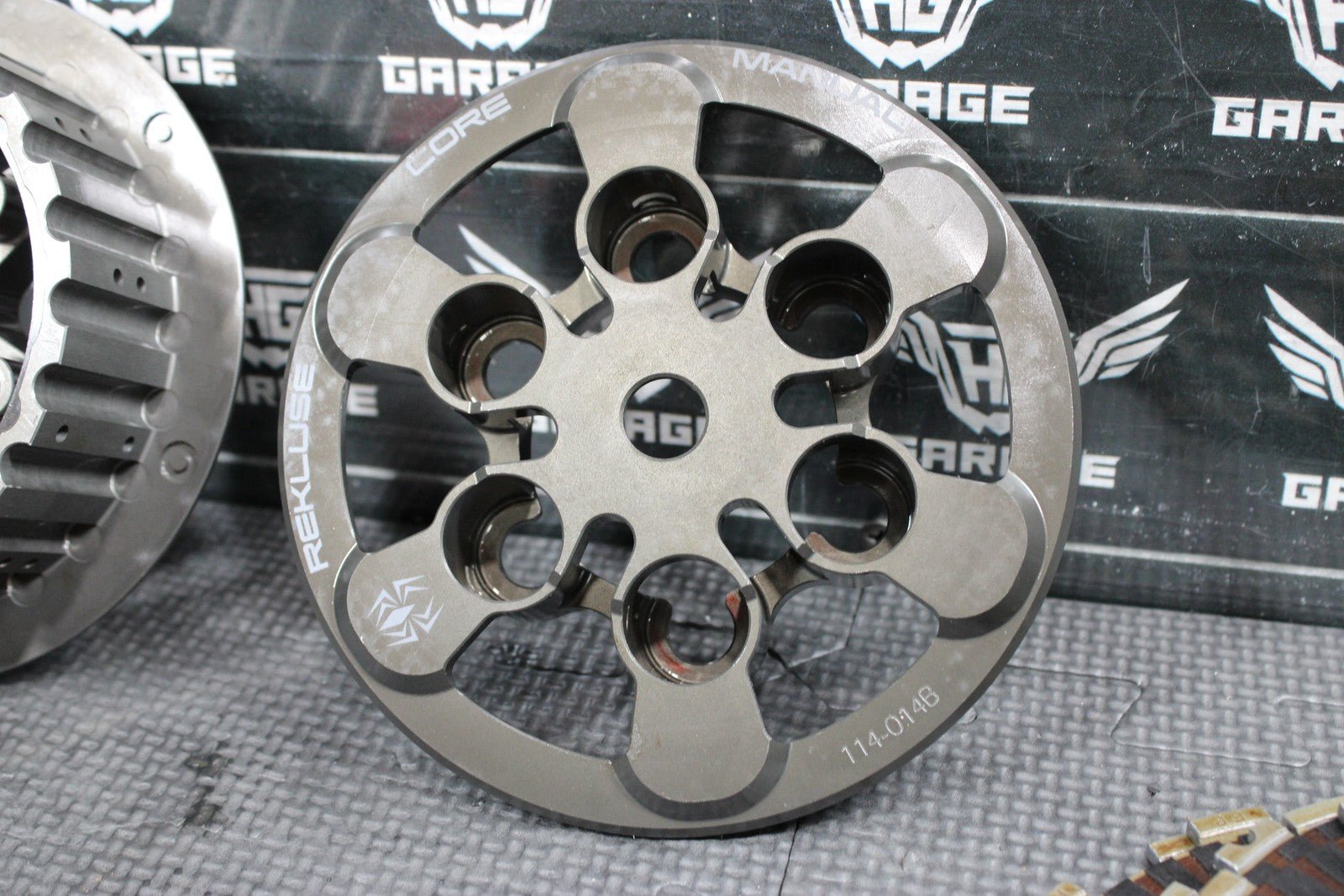 02 - 08 HONDA CRF450R REKLUSE CORE MANUAL COMPLETE CLUTCH W PLATES INNER OUTER HUB - hggarage