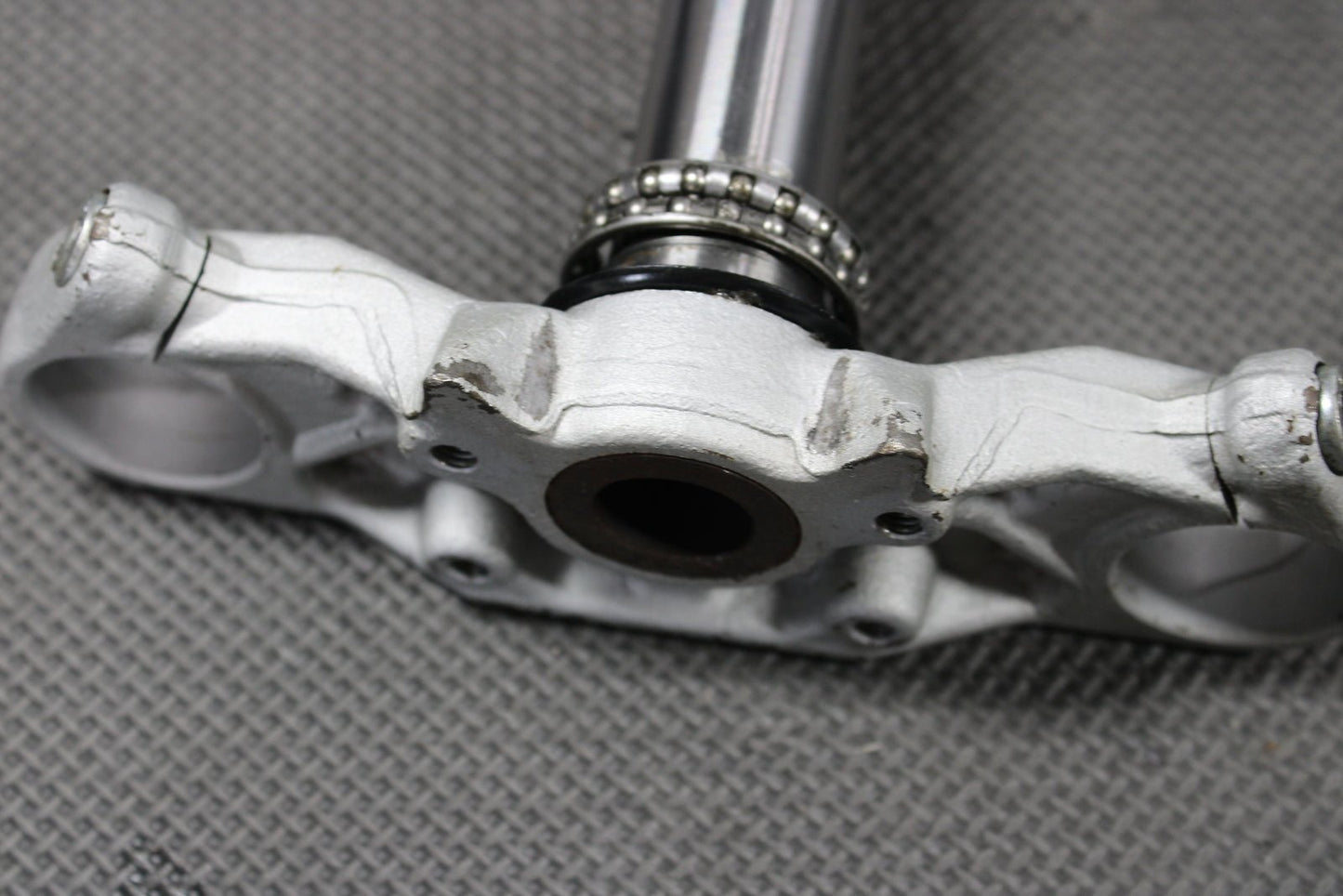 2000 KTM 50SX Junior OEM Front Forks Lower Upper Triple Tree Stem Clamp 45001032 - hggarage