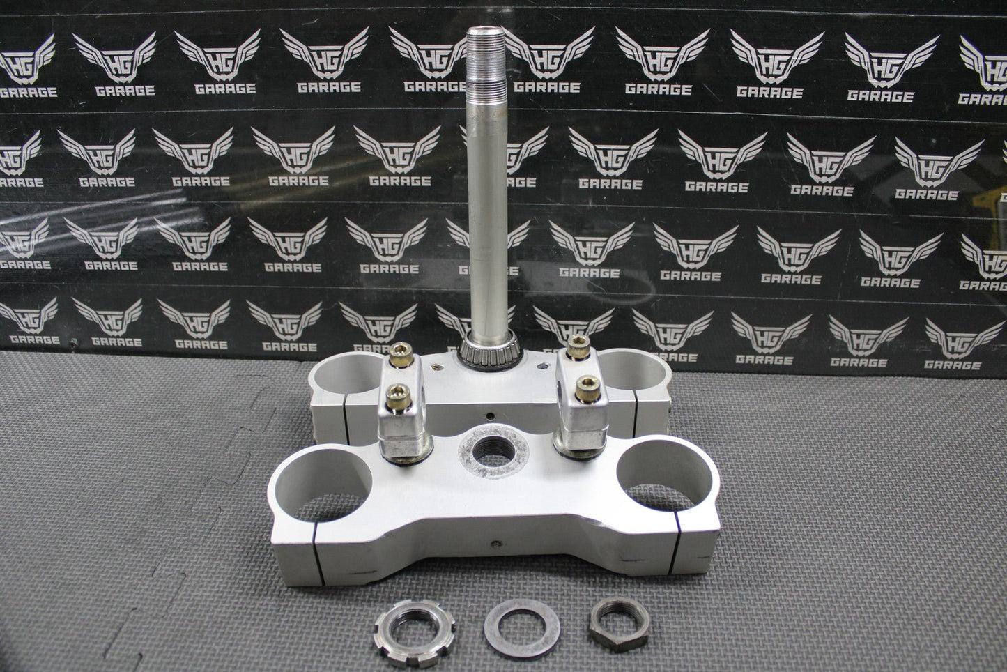 1988 HONDA CR125R WHITE BROTHERS WP4054 FRONT SUSPENSION FORKS TRIPLE CLAMP KIT - hggarage
