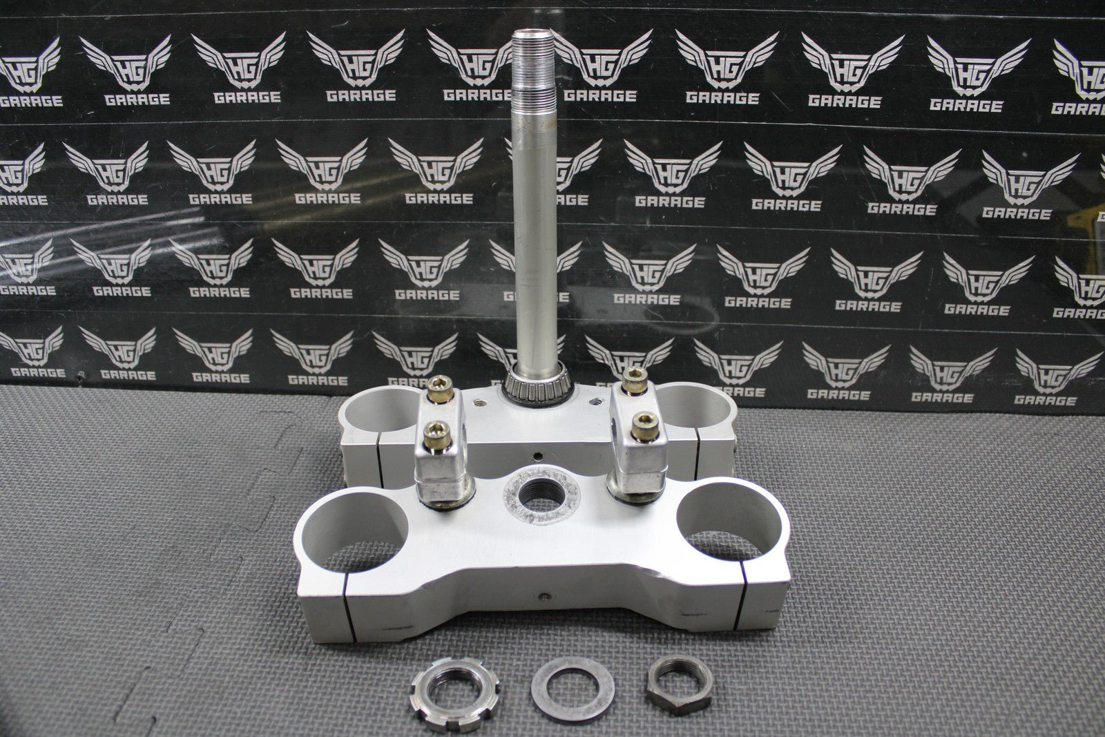 1988 HONDA CR125R WHITE BROTHERS WP4054 FRONT SUSPENSION FORKS TRIPLE CLAMP KIT - hggarage